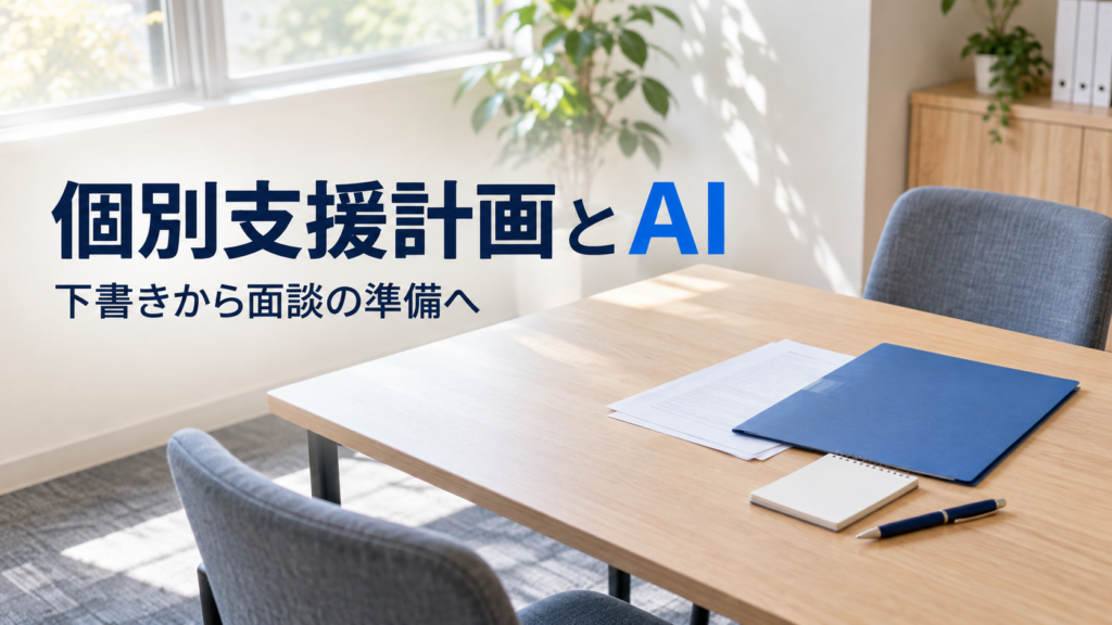 ケアプランAIと個別支援計画AIの現在地、次の面談に生かすには